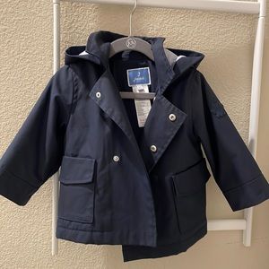 Jacadi toddler boy rain coat